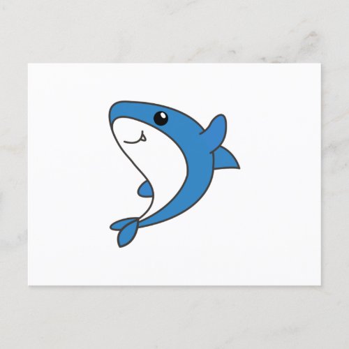 Shark Cute Animals For Kids Sharks Postcard