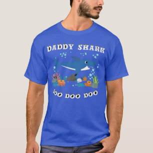 Shark Daddy Fathers Day Gift T-Shirt