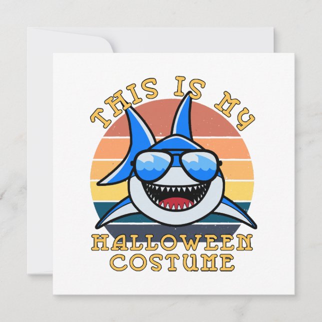 Shark Daddy Spooky Sunset Funny (Front)