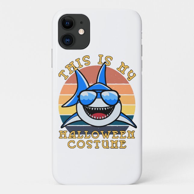 Shark Daddy Spooky Sunset Funny Case-Mate iPhone Case (Back)