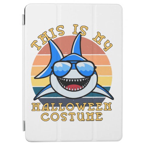 Shark Daddy Spooky Sunset Funny iPad Air Cover