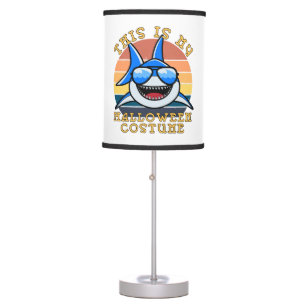 Shark Daddy Spooky Sunset Funny Table Lamp
