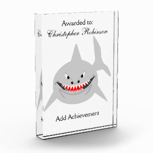 Shark Design Acrylic Award