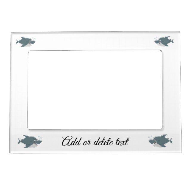 Shark Design Magnetic Photo Frame (Front)