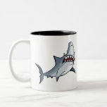 shark Design Range Two-Tone Coffee Mug