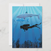 Shark Diving Scuba Diver (Front)