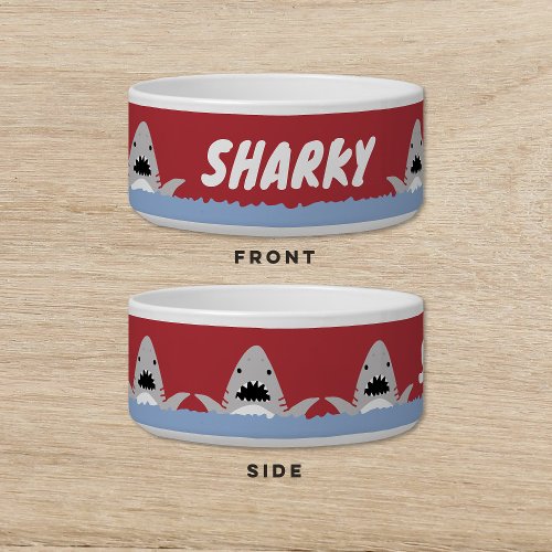 Shark Dog Cat Pet Bowl