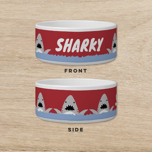 Shark Dog Cat Pet Bowl (Creator Uploaded)