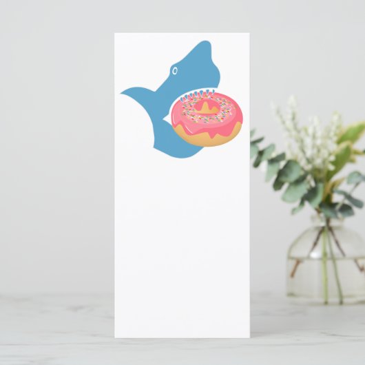 Shark eating a donut (Standing Front)