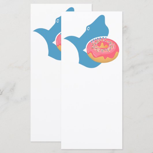 Shark eating a donut (Front/Back)