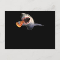 Shark Eating Pizza |  Shark Lovers Funny Kids Gift