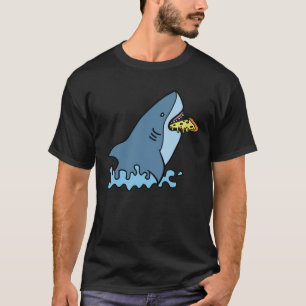 Shark Eating Pizza T-Shirt