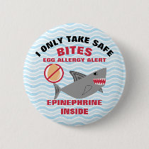 Shark Egg Allergy Alert Warning Epinephrine Button