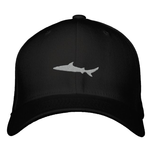 Shark Embroidered Baseball Hat (Front)