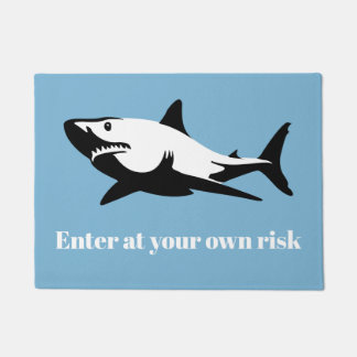 Shark - Enter at your own risk Doormat