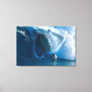 Shark Face Canvas Print