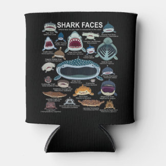 Shark Faces Which Face Do You Want To Encounter Can Cooler