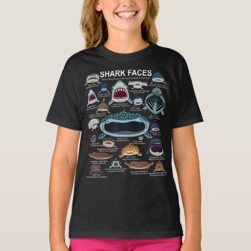 Shark Faces Which Face Do You Want To Encounter T_Shirt