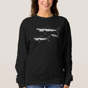 Shark Family Week Daddy Mommy Baby Boys Girls Men  Sweatshirt