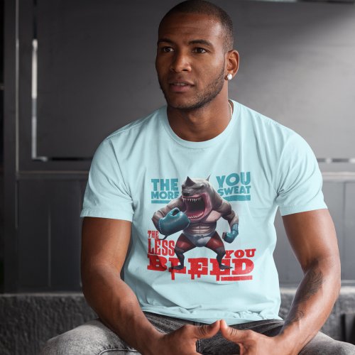 Shark Fighter Quote T_shirt