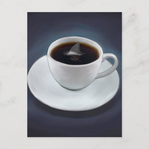 Shark Fin Coffee Postcard