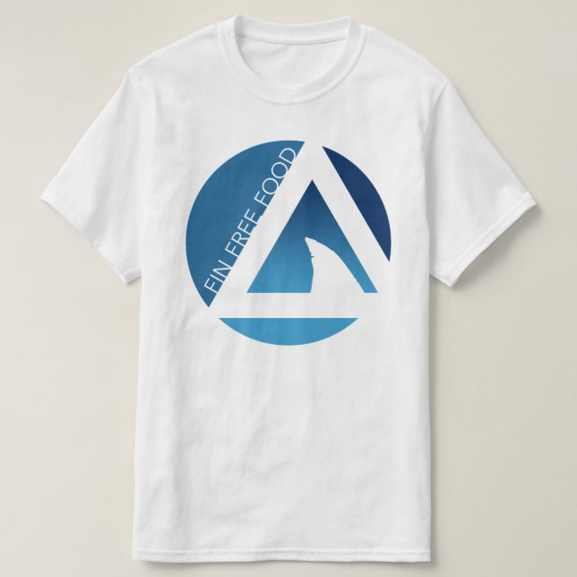 shark fin free food tricircles T-Shirt (Design Front)