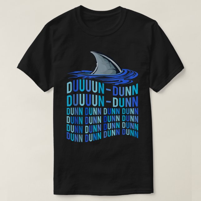 Shark Fin Sharks Sound Fish Spoof Noise Tank Top (Design Front)