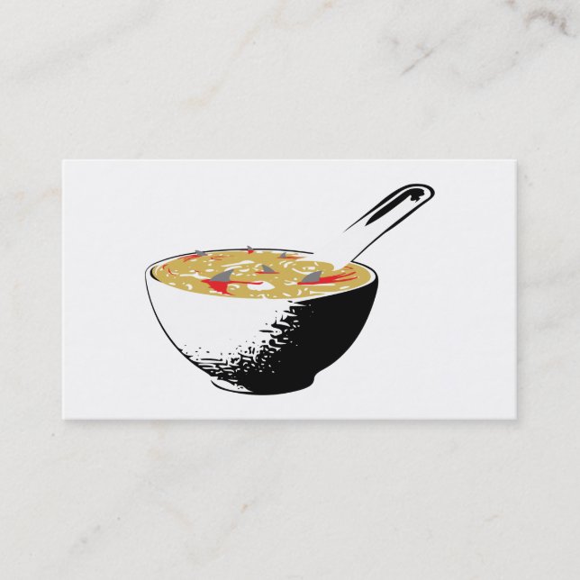 shark fin soup business card (Front)