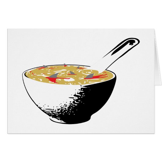 shark fin soup cards (Front Horizontal)