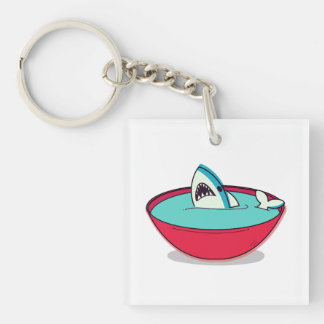 Shark Fin Soup Keychain