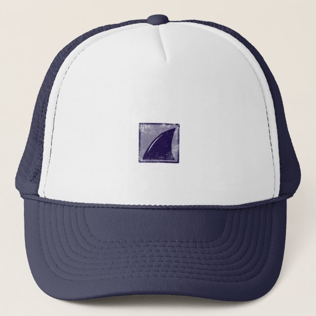 shark fin trucker hat (Front)