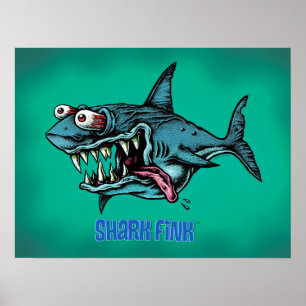 SHARK FINK!! POSTER