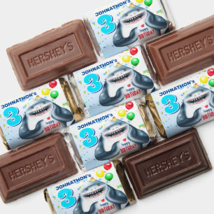 Shark Fintastic Kids Birthday Hershey's Miniatures