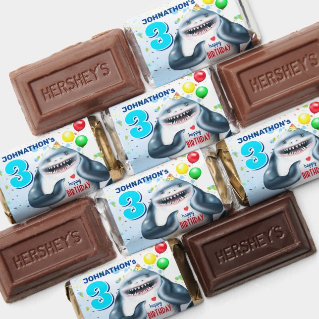 Shark Fintastic Kids Birthday Hershey's Miniatures (Assorted)