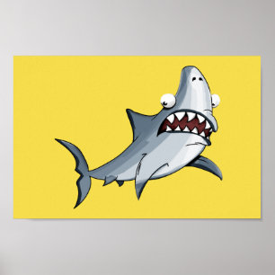 Shark Fish Swim Home Personalize Destiny Destiny'S Poster