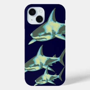 shark fish, wild animals iPhone 15 case