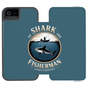 Shark & Fisherman iPhone SE/5/5s Wallet Case