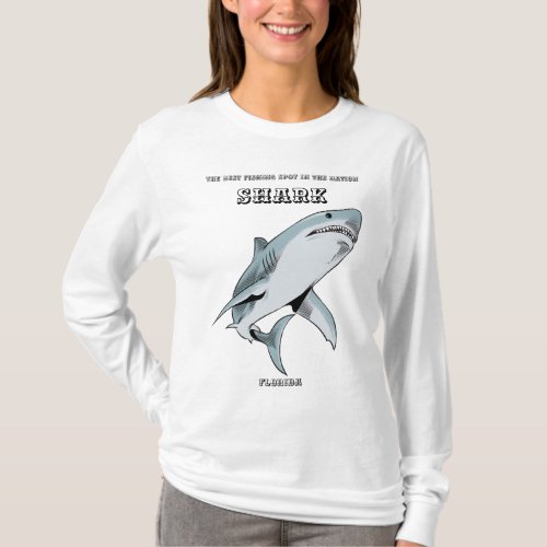 Shark Fishing Florida T_Shirt