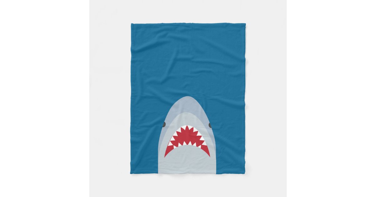 Shark Fleece Blanket Zazzle Com