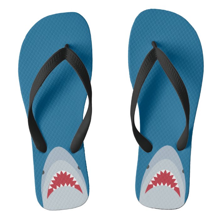 Shark Flip Flops | Zazzle.com