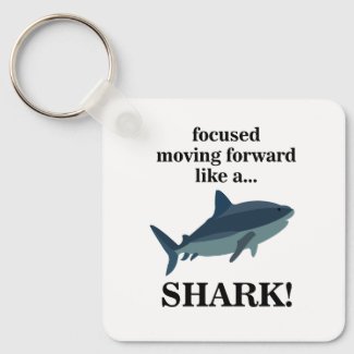Shark Focused Moving Forward Like A Shark