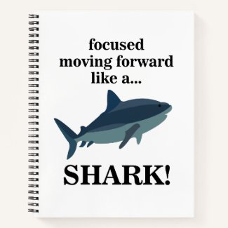 Shark Focused Moving Forward Like A Shark