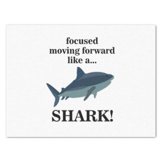 Shark Focused Moving Forward Like A Shark