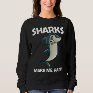 Shark For Men Women White Shark 1 Sweatshirt