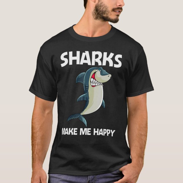 Shark For Men Women White Shark  1 T-Shirt (Front)