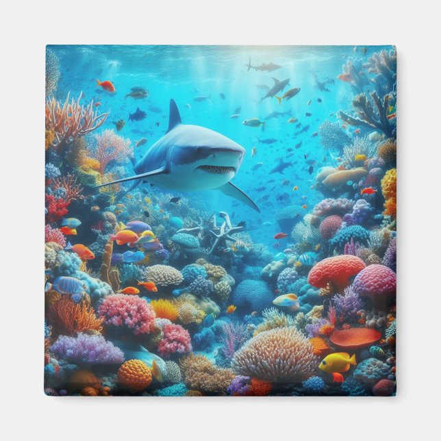 Shark Fridge Magnet (Front)