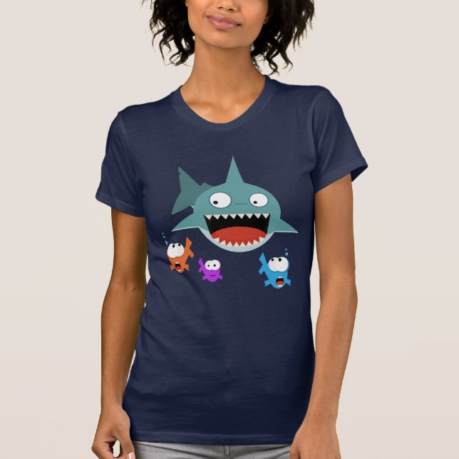 Shark Fun Ladies T-Shirt (Front)