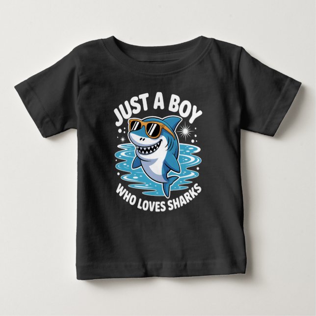Shark Funny Quote  Baby T-Shirt (Front)
