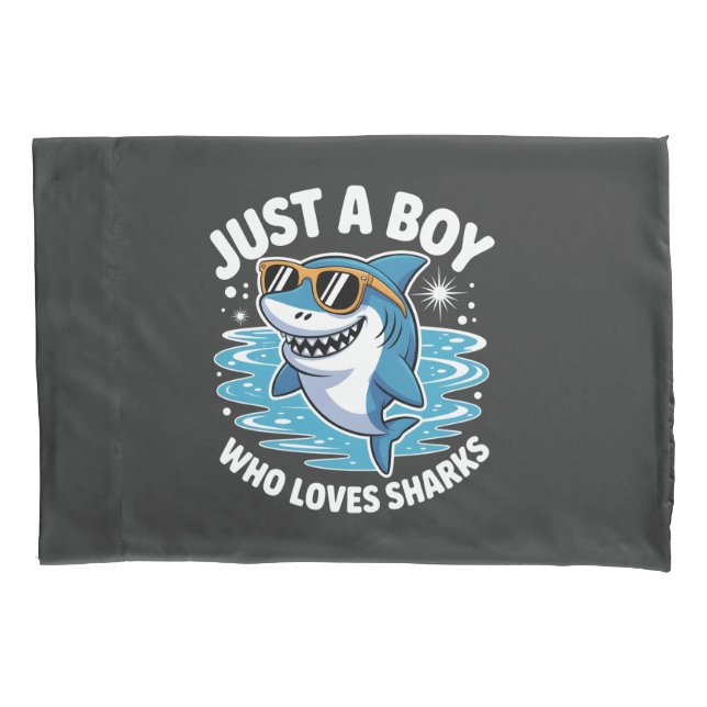 Shark Funny Quote  Pillow Case (Front)