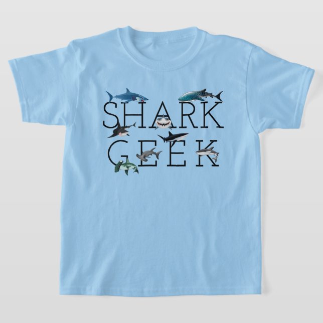 Shark Geek T-Shirt (Laydown)